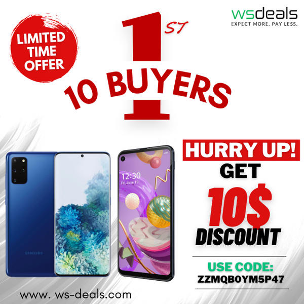 WS Deals – Coupon Codes for First Few Buyers on All Products