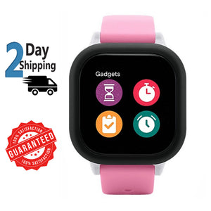 GizmoWatch – Android and iOS Compatible 4G Smart Watch for Kids – Pink Strap