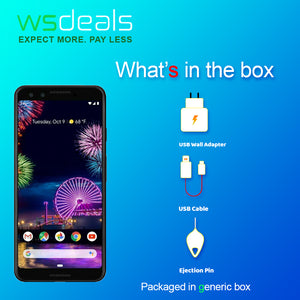 Pixel 3 64GB Black Verizon + GSM Unlocked smartphone