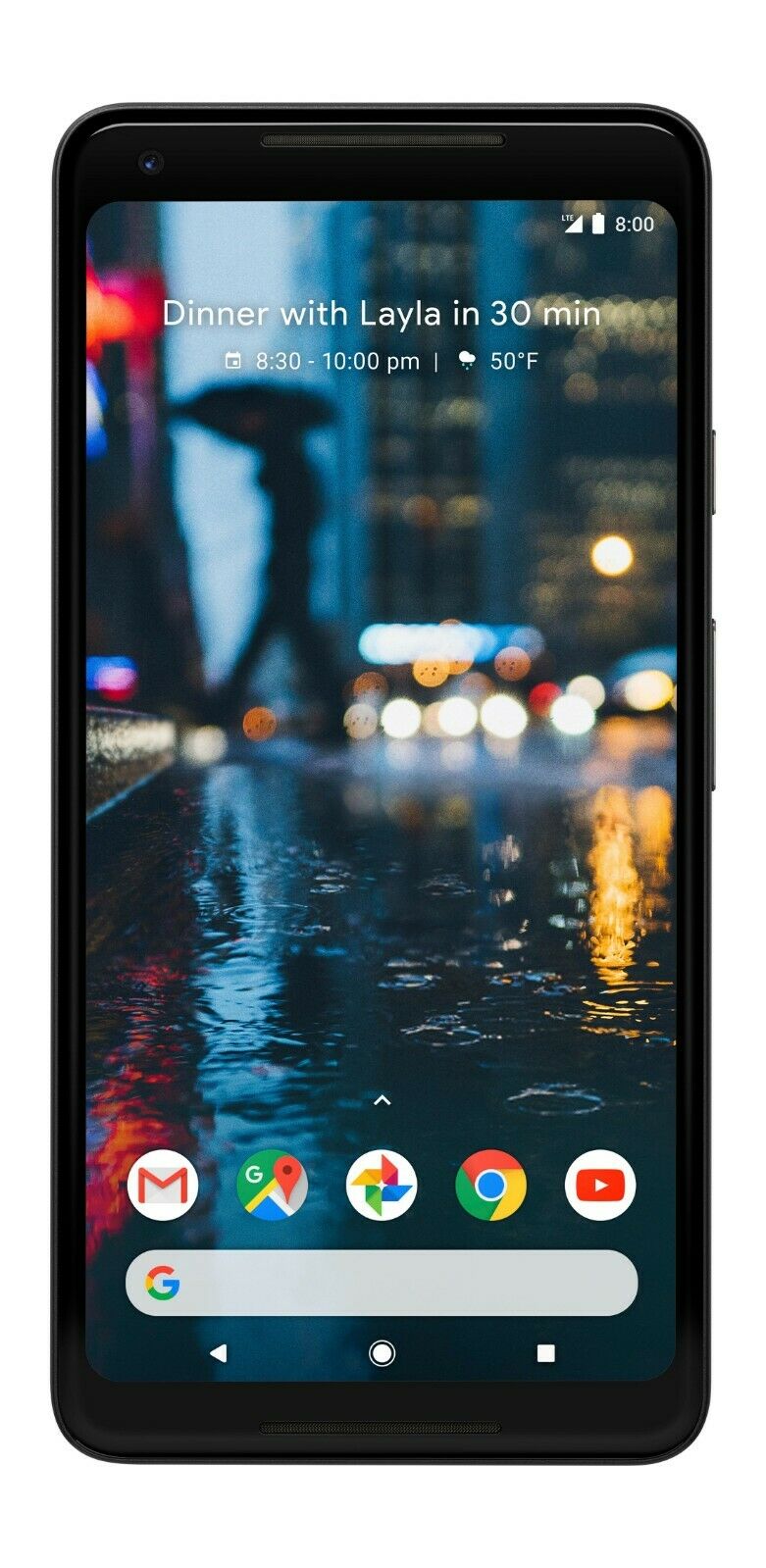 Pixel 2 XL 128GB Just Black Verizon + GSM Unlocked GA00153-US Good