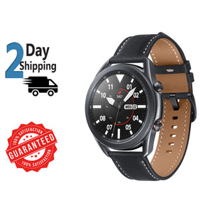 Galaxy Watch3 SM-R845U 8GB Cellular Sport 45mm Mystic Black Leather Band