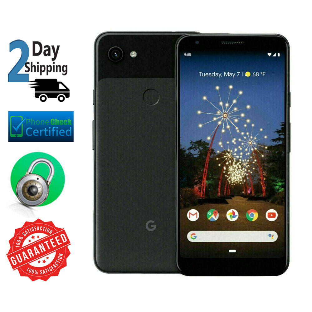 Pixel 3a 64GB G020E Just Black Verizon 4G Smartphone