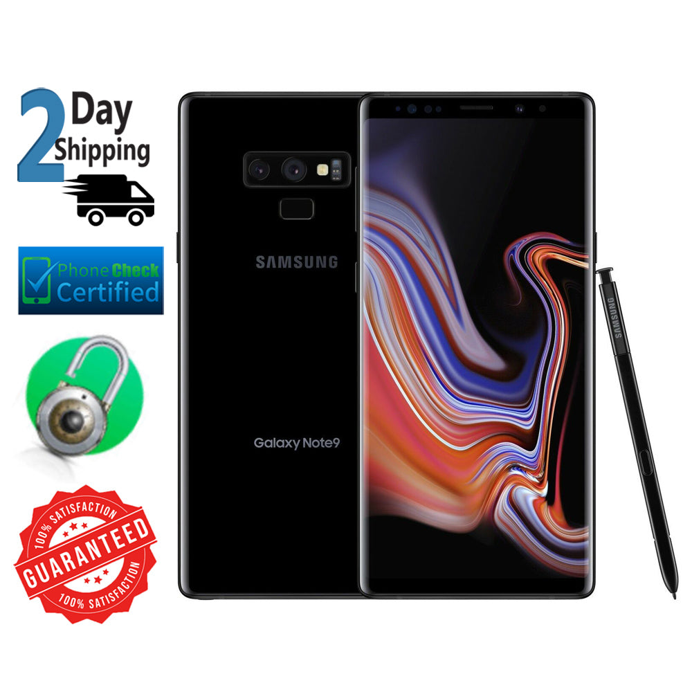 Galaxy Note9 SM-N960U 128GB Midnight Black Factory Unlocked Smartphone