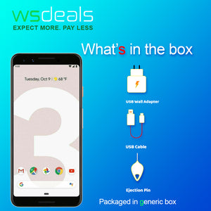 Pixel 3 64GB Not Pink Verizon + GSM Unlocked Smartphone