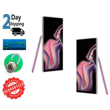 Load image into Gallery viewer, Galaxy Note9 SM-N960U 512GB Lavender Purple Verizon + GSM Unlocked Smartphone