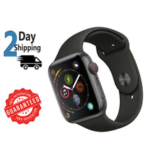 Load image into Gallery viewer, Watch Series 4 Space Gray GPS + Cellular 44 mm Aluminium Case with Black Sport Band