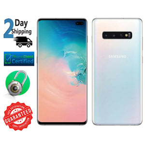 Galaxy S10+ 128GB SM-G975U Prism White Factory Unlocked Smartphone