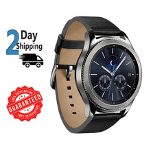 Load image into Gallery viewer, Galaxy Gear S3 Classic (GPS) Silver 46mm Smart Watch With Leather Band