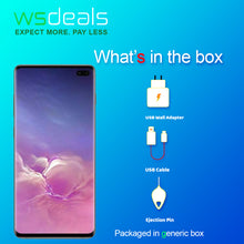 Load image into Gallery viewer, Galaxy S10 Plus SM-G975U 128GB Prism Black Verizon + GSM Unlocked Smartphone