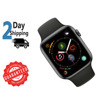 Load image into Gallery viewer, Watch Series 4 Space Gray GPS + Cellular 44 mm Aluminium Case with Black Sport Band