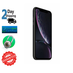 iPhone XR 64GB A1984 MT302LL/A Black Verizon + GSM Unlocked Smartphone