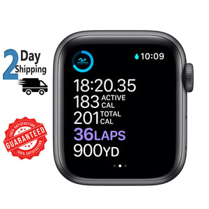 Watch Series 6 GPS 40 MM Space Grey Aluminium Case with Black Sport Band