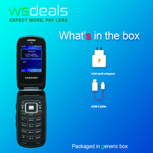 Load image into Gallery viewer, Rugby 4 B780A 256MB 3G GSM AT&amp;T Unlocked Rugged Black Flip Phone