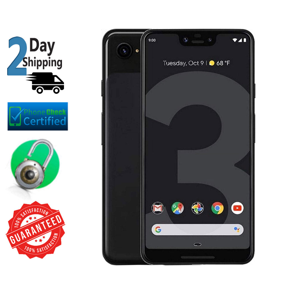 Pixel 3 64GB Black Verizon + GSM Unlocked smartphone