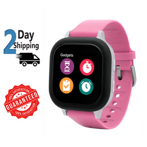 GizmoWatch – Android and iOS Compatible 4G Smart Watch for Kids – Pink Strap