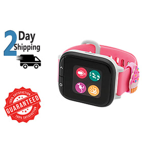 GizmoWatch – Android and iOS Compatible 4G Smart Watch for Kids – Pink Strap