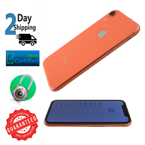 iPhone XR Coral Orange 64GB Verizon + GSM Unlocked Smartphone