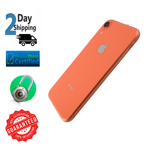 iPhone XR Coral Orange 64GB Verizon + GSM Unlocked Smartphone