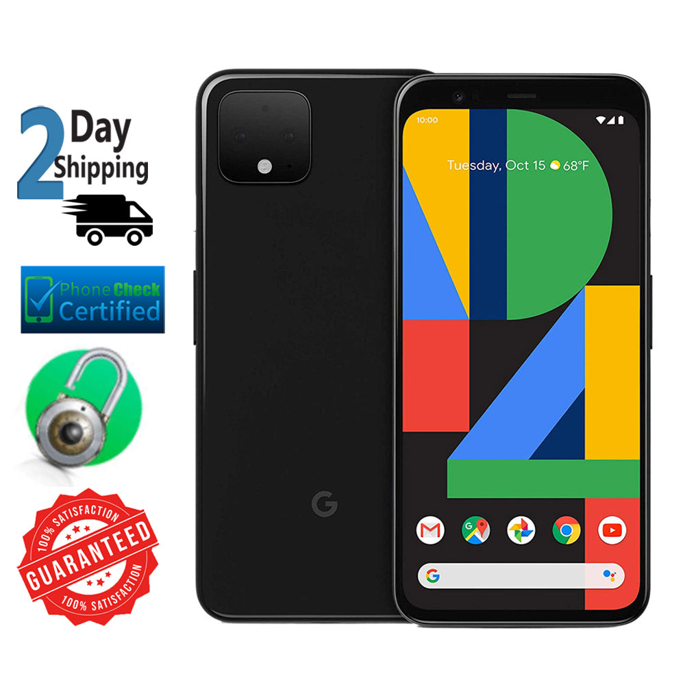 Pixel 4 128GB G020I Just Black Verizon + GSM Unlocked Smartphone