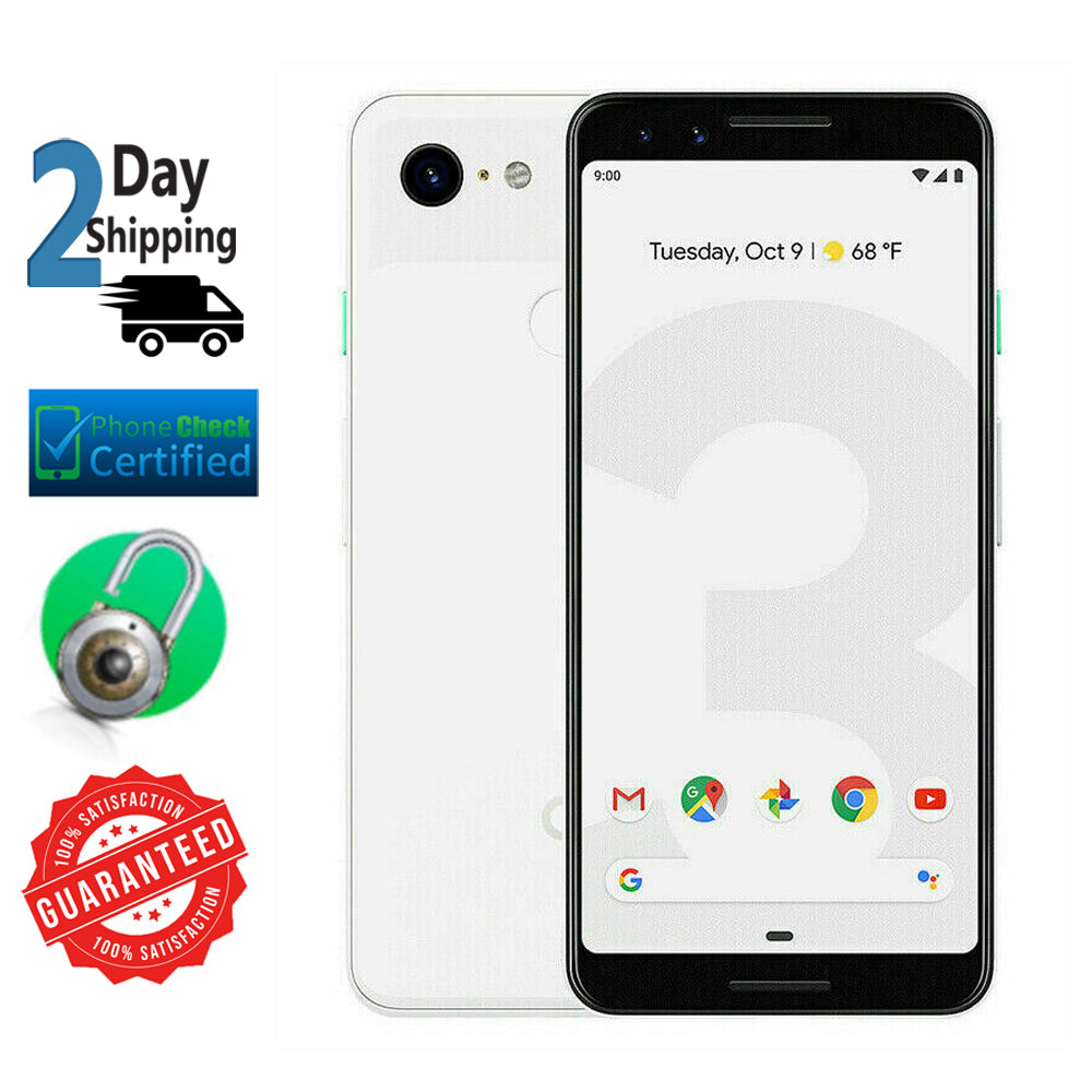 Pixel 3 64GB Clearly White Verizon + GSM Unlocked Smartphone