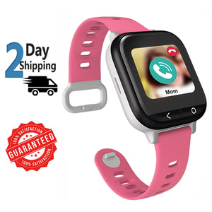 GizmoWatch – Android and iOS Compatible 4G Smart Watch for Kids – Pink Strap