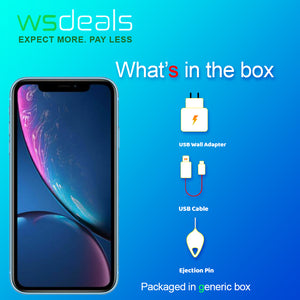 iPhone XR 64GB A1984 Blue Verizon + GSM Unlocked Smartphone