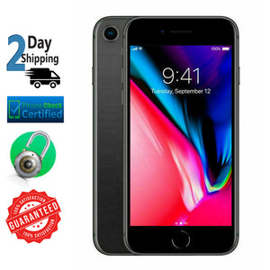 iPhone 8 64GB Black A1905 Verizon GSM Unlocked Smartphone