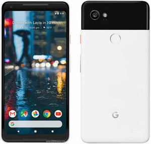 Pixel 2 XL 128GB Black & White Verizon GSM Unlocked Smartphone