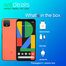 Load image into Gallery viewer, Pixel 4 G020I 64GB Oh So Orange Verizon + GSM Unlocked Smartphone