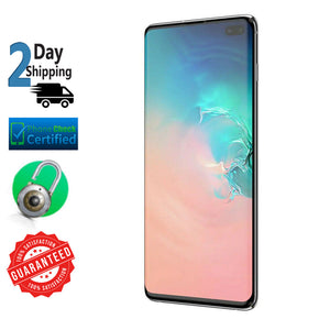 Galaxy S10+ 128GB SM-G975U Prism White Factory Unlocked Smartphone