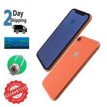 Load image into Gallery viewer, iPhone XR Coral Orange 64GB Verizon + GSM Unlocked Smartphone