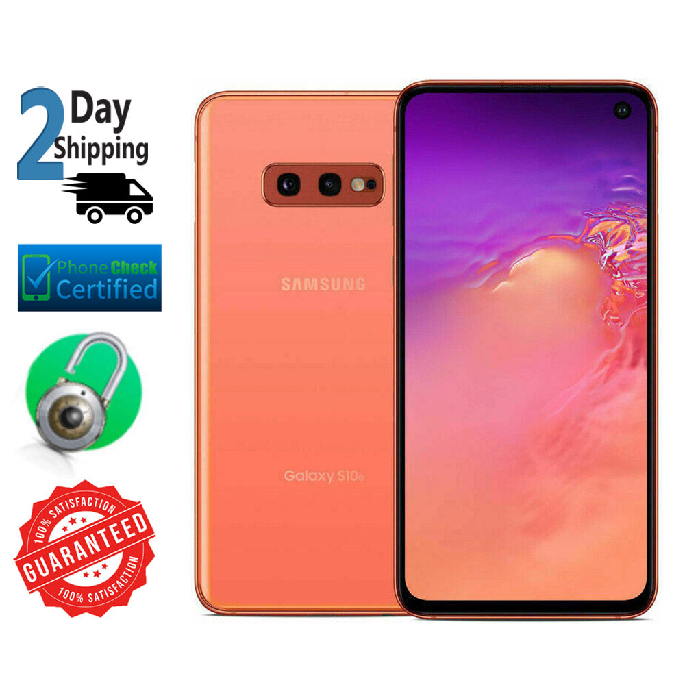 Galaxy S10e 128GB Flamingo Pink Verizon + GSM Unlocked Smartphone