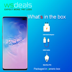 Galaxy S10+ SM-G975U 128GB Prism Blue Verizon Locked Smartphone