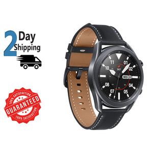 Galaxy Watch3 SM-R845U 8GB Cellular Sport 45mm Mystic Black Leather Band