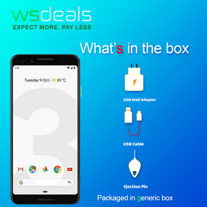 Pixel 3 64GB Clearly White Verizon + GSM Unlocked Smartphone