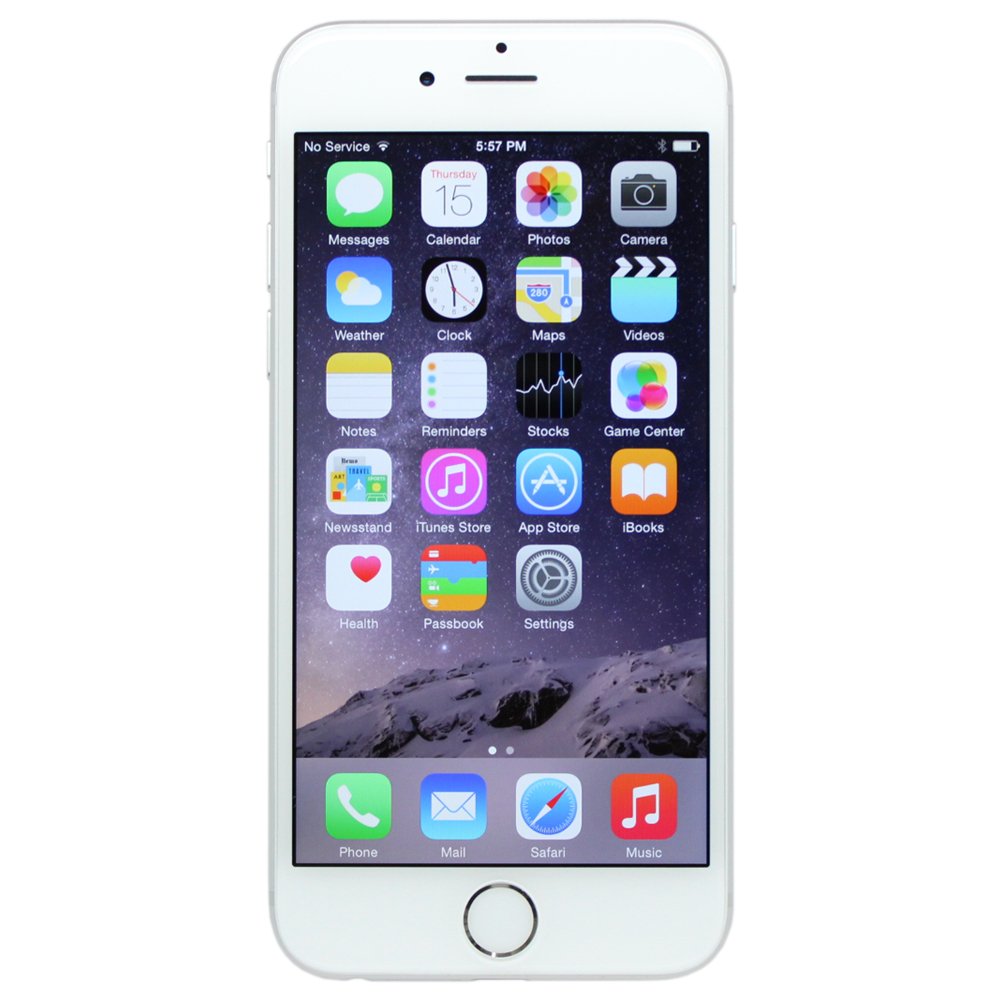 Iphone 6 64GB Silver Verizon + GSM unlocked Smartphone