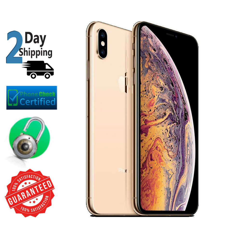 iPhone XS 64GB Gold A1920 MTAJ2LL/A Verizon + GSM Unlocked Smartphone