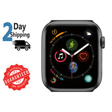 Load image into Gallery viewer, Watch Series 4 Space Gray GPS + Cellular 44 mm Aluminium Case with Black Sport Band