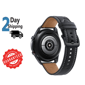 Galaxy Watch3 SM-R845U 8GB Cellular Sport 45mm Mystic Black Leather Band