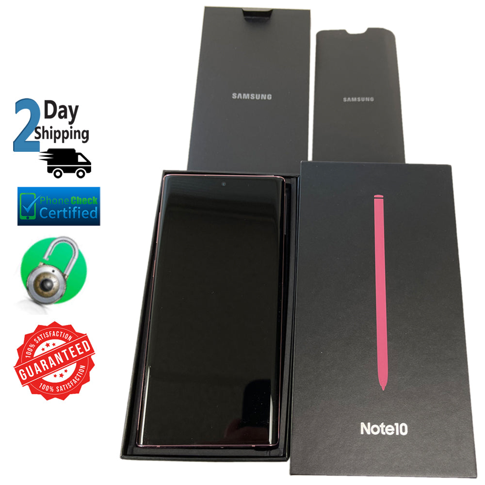 Galaxy Note 10 SM-N970F 256GB Aura Pink GSM AT&T Unlocked Smartphone