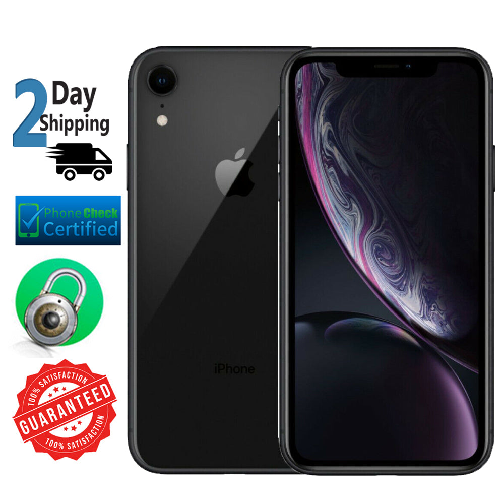 iPhone XR A1984 64GB Black Sprint Locked Smartphone