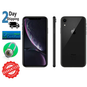 iPhone XR 64GB A1984 MT302LL/A Black Verizon + GSM Unlocked Smartphone