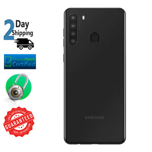 Galaxy A21 SM-A215U 32GB 3GB RAM Black GSM Unlocked Android Smartphone