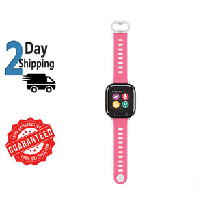 GizmoWatch – Android and iOS Compatible 4G Smart Watch for Kids – Pink Strap