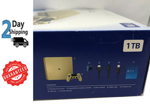 Playstation 4 Slim 1TB Limited Edition Gold Gaming Console