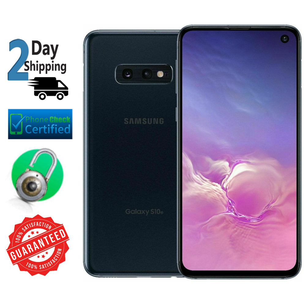 Galaxy S10e 128GB Prism Black Verizon + GSM Unlocked Smartphone