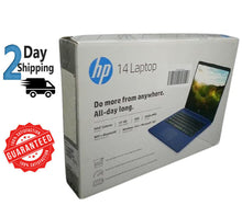 Load image into Gallery viewer, 14-dq0005dx 14&quot; Blue N4020 1.1GHz 4GB 64GB eMMC Windows 10 Home-S Mode Laptop